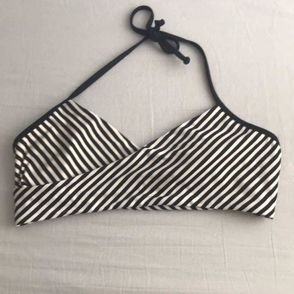 Striped Athleta Bikini Top
